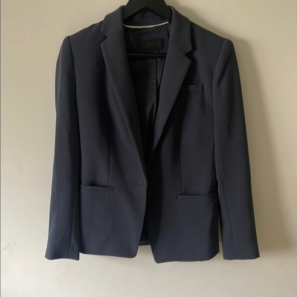J Crew blue grey blazer, like new
